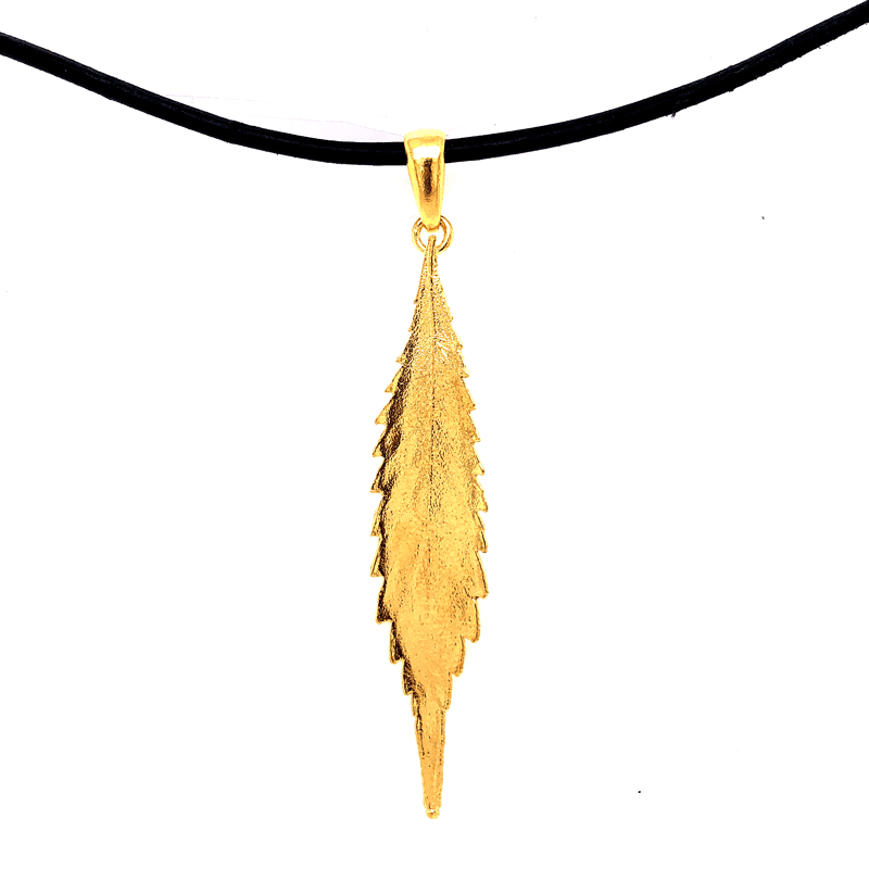 Blattfinger Agent Orange (3) 925 Silber Regular - 24K