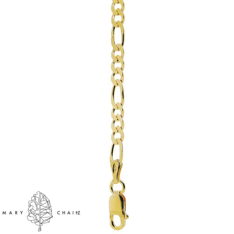 Figarokette - 925 Silber goldplattiert