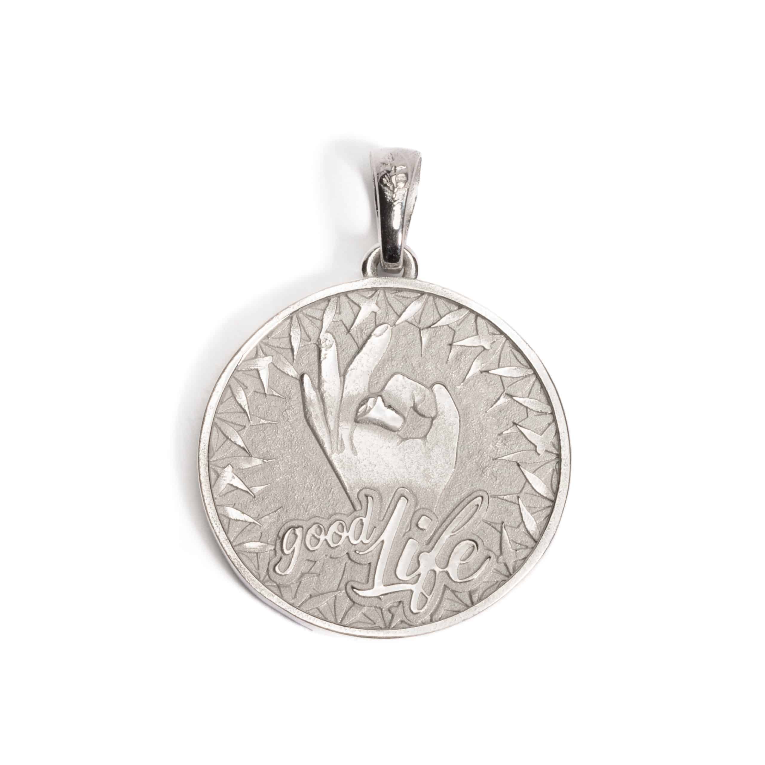 GoodLife Logo 925 Sterlingsilber - Rhodiniert