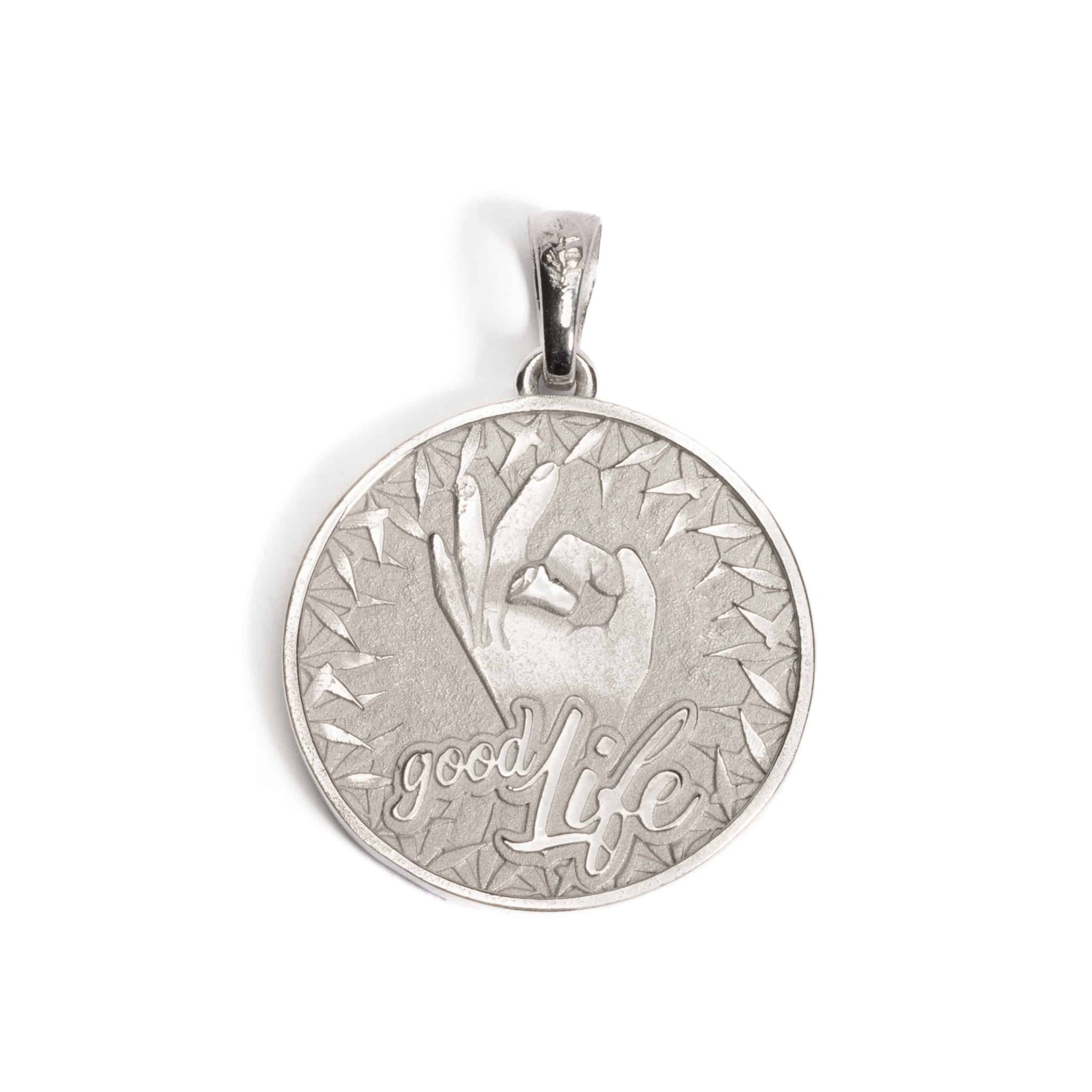 GoodLife Logo 925 Sterlingsilber - Rhodiniert