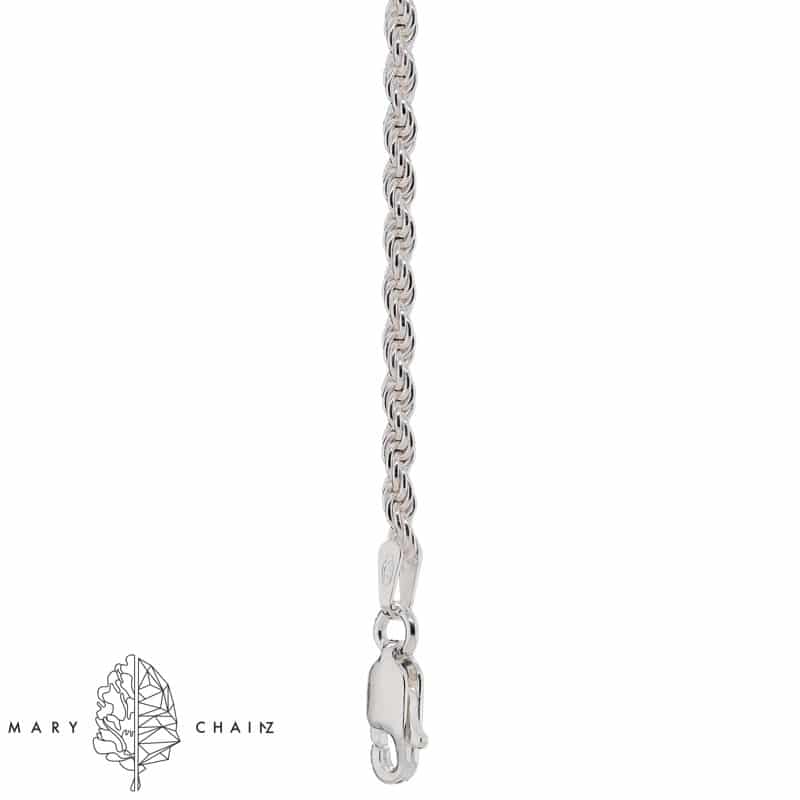 Kordelkette - 925 Silber / 2.4mm