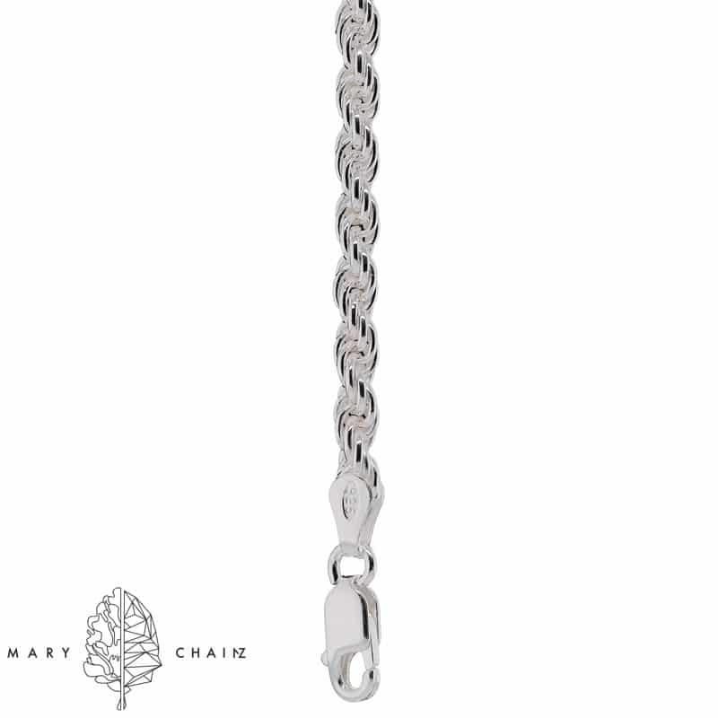 Kordelkette - 925 Silber / 3.5mm