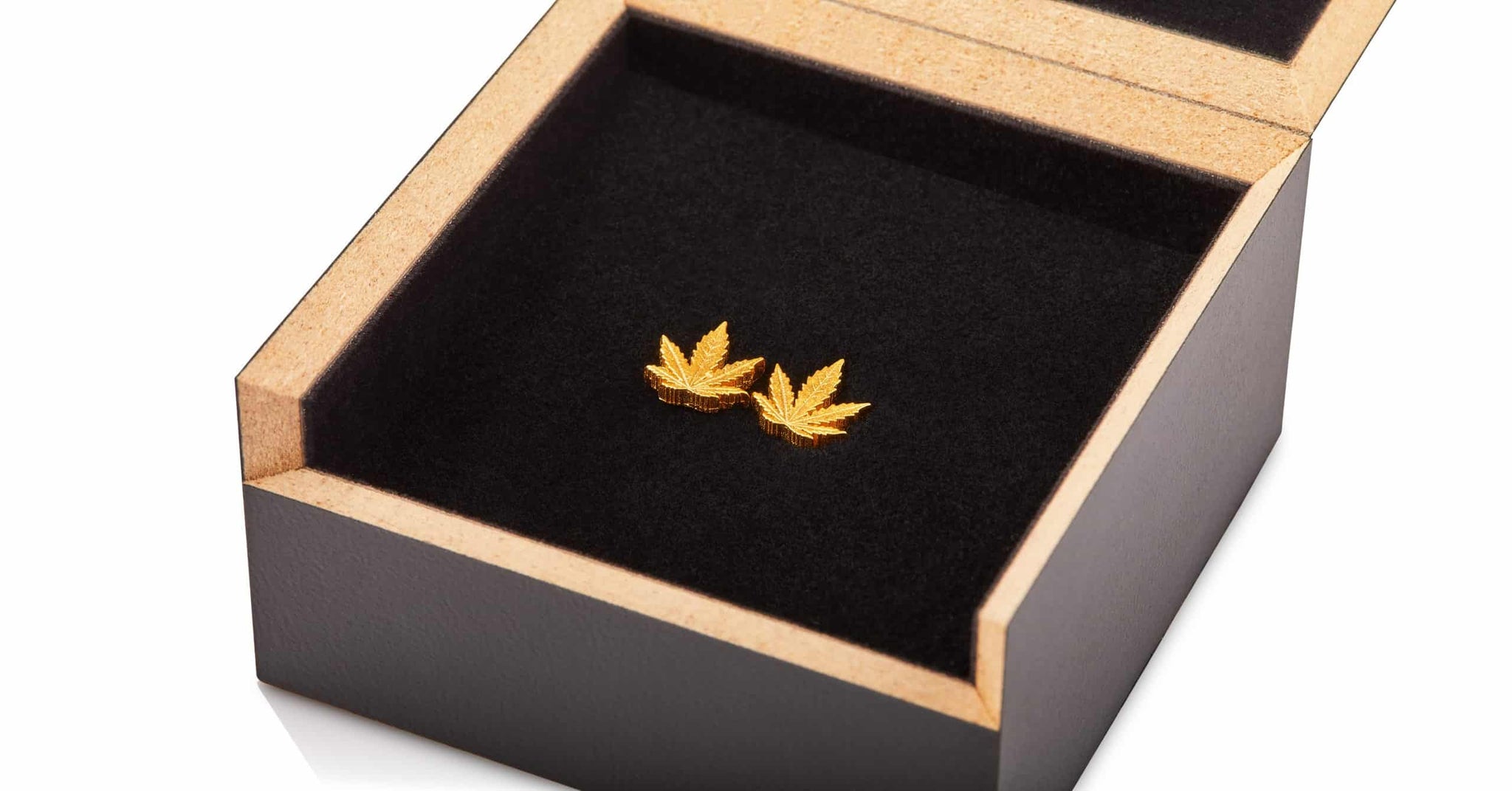 Zaza-Blatt Ohrstecker 925 Sterlingsilber